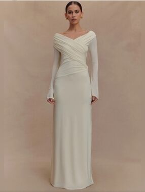 Meshki Therese Gown Ivory XS